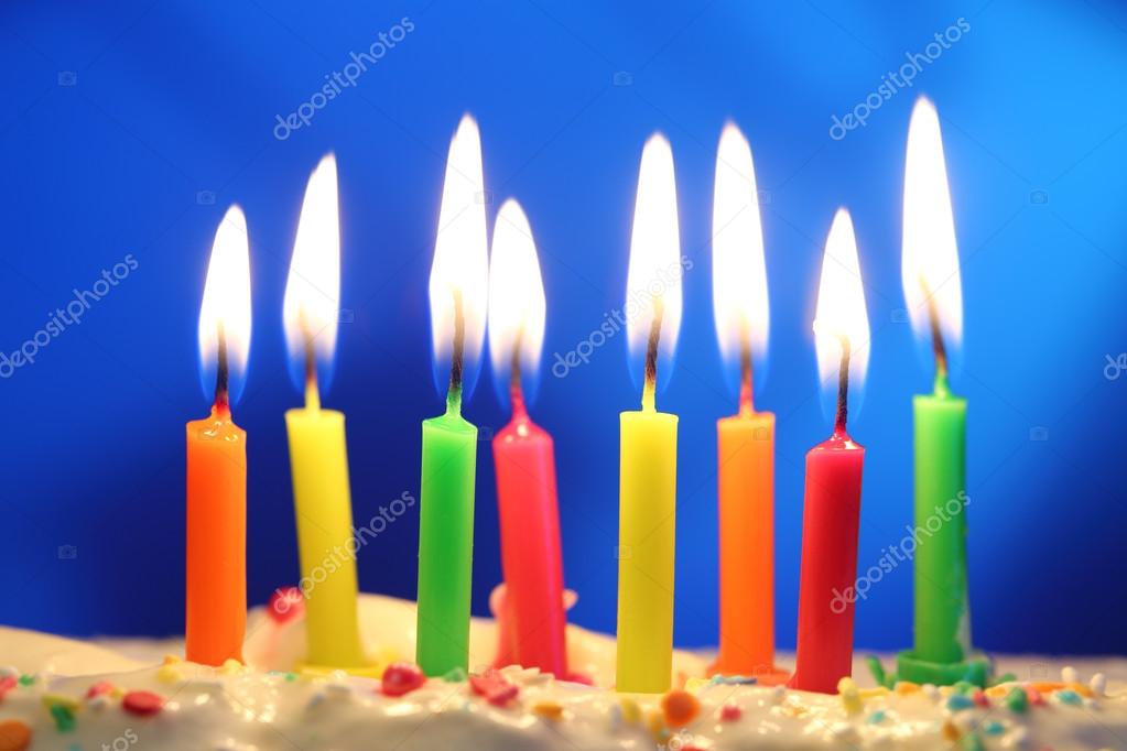 Birthday candles Stock Photo by ©AlexKosev 64507335