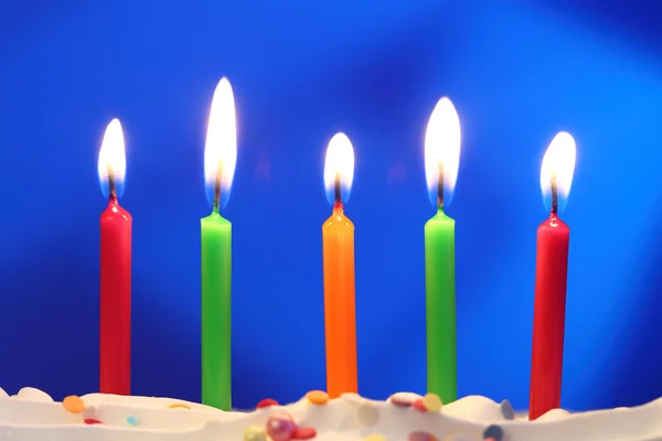 Candele di compleanno — Foto Stock