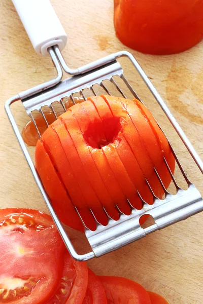 Sliced tomatoes — Stock Photo, Image