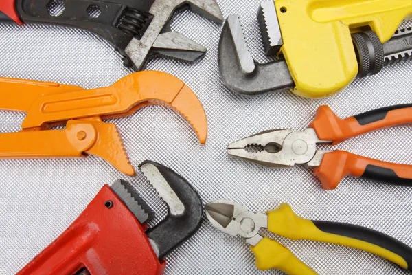 Hand tools close up — Stock Photo, Image