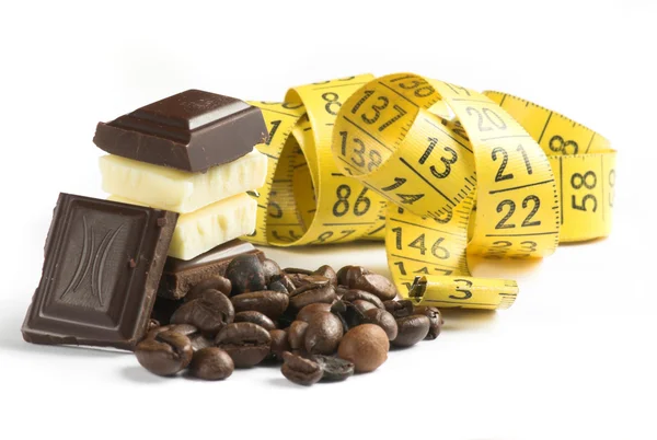 çikolata, kahve çekirdekleri teyp ölçme