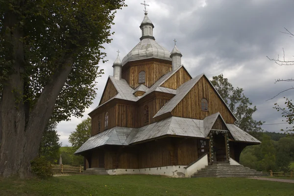 Iglesia Ortodoxa Madera Vieja Polonia Europa — Foto de Stock