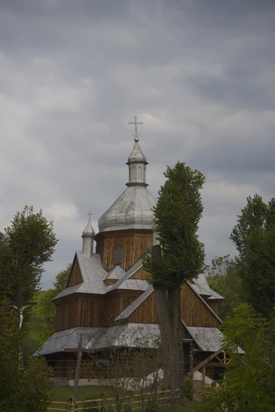 Iglesia Ortodoxa Madera Vieja Polonia Europa — Foto de Stock