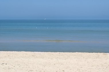 Mavi manzara Baltık Denizi duvar kağıdı postcart su