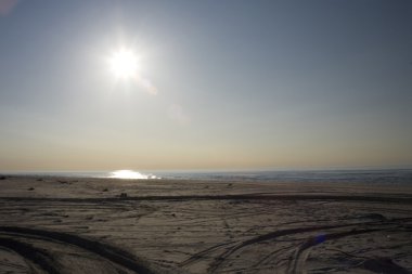 Deniz yaz mavi manzara Baltık Denizi Polonya