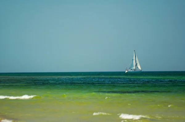 Blaue Landschaft Ostsee Tapete Postkarren Wasser — Stockfoto