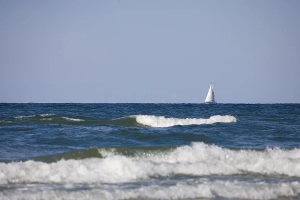 Havet Blå Sommarlandskap Från Östersjön Polen — Stockfoto