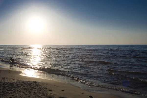 Mare Estate Blu Paesaggio Dal Mar Baltico Polonia — Foto Stock