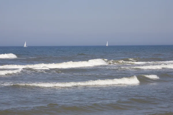 Morze Krajobraz Lato Niebieski Polski Bałtyk — Zdjęcie stockowe