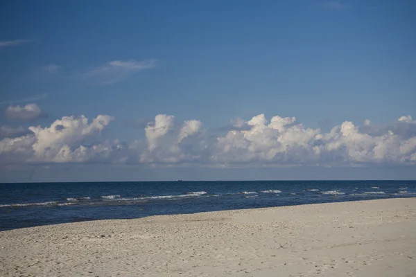 Zee Zomer Blauwe Landschap Uit Polen Baltische Zee — Stockfoto