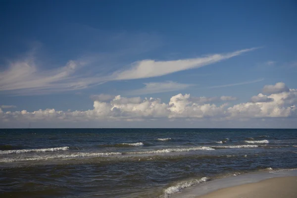 海夏天蓝色风景从波罗的海波兰 — 图库照片