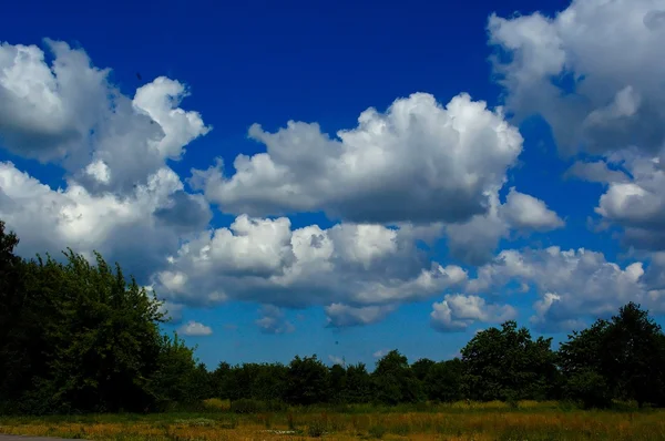 Landscape Whit Blue Sky Green Hill Poland — Stock Photo, Image
