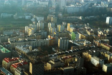 romantik şehir Varşova Polonya manzara Panoraması 