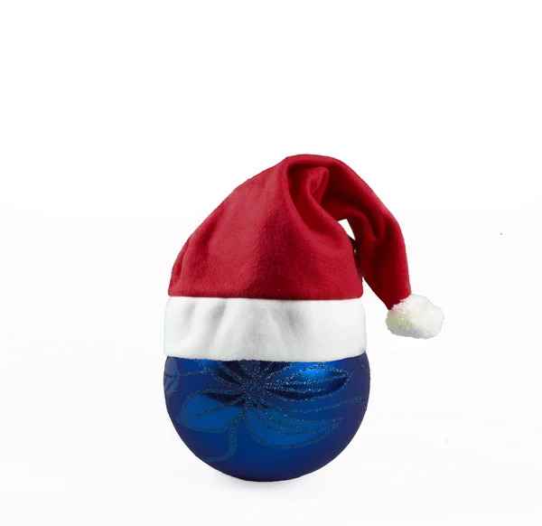 Weihnachten Dekoration Hut Urlaub Erbsensaisonal Rot Weihnachtsmann Jahreszeit Saisonal Weiß — Stockfoto