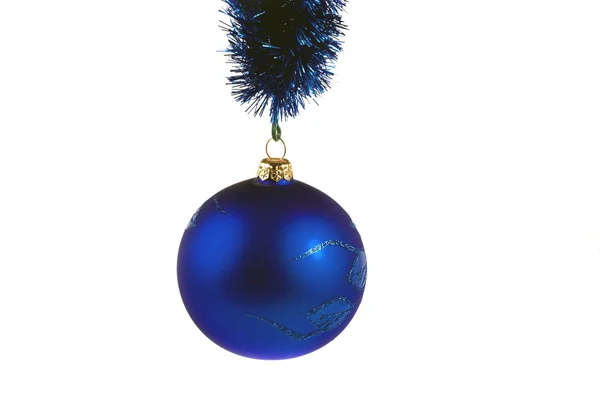 Bola Bolas Azul Comemorando Celebração Celebrações Natal Dezembro Decoração Decorações — Fotografia de Stock
