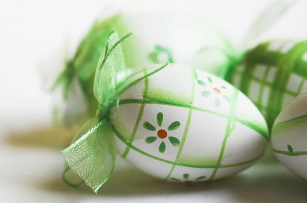 Huevo Pascua Huevos Huevos Pintados Hojas Tradición Espiritualidad Religión Pascua — Foto de Stock