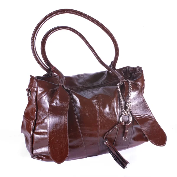Modern design fashionable handbag isolated on white background — Stock Photo, Image