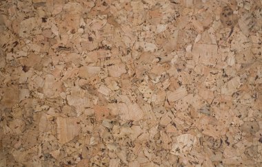 Cork-board arka plan kahverengi dokusuna yakın çekim