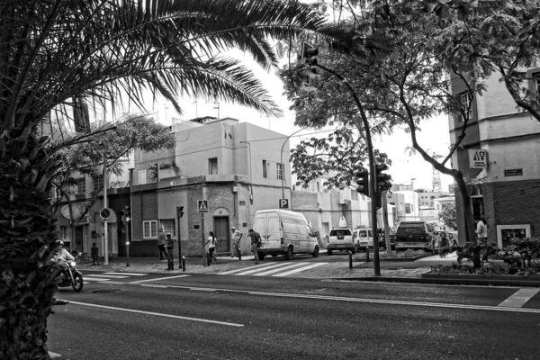 Hermosas Casas Vacaciones Coloridas Interesantes Las Calles Ciudad Española Sanca — Foto de Stock