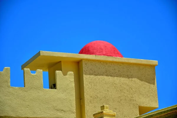 简约的背景 明亮的建筑细节在特写中 — 图库照片