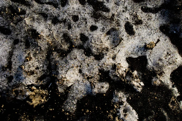 Piękne Ciekawe Abstrakcyjne Tło Lodem Zbliżenie Zamarzniętej Kałuży — Zdjęcie stockowe