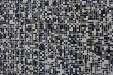 Küçük kare seramik karolardan yapılmış güzel siyah beyaz arkaplan