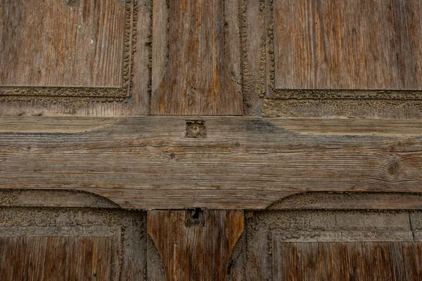 Mooie Natuurlijke Achtergrond Van Oude Bruine Planken Close — Stockfoto