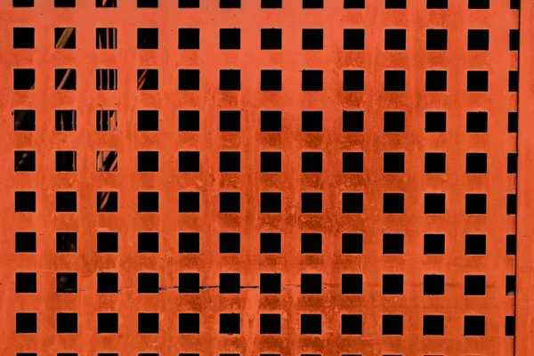 Красивый Промышленный Металл Красный Фон Решетки Крупным Планом — стоковое фото