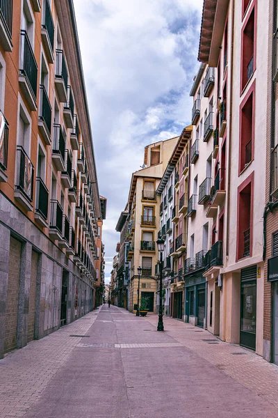 Belas Ruas Histórica Cidade Velha Zaragoza Espanha — Fotografia de Stock
