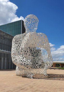 beautiful spanish symbol city of Zaragoza El alma del Ebro in a sunny day