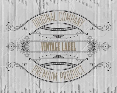 Vintage tipografik etiket rapidâ €