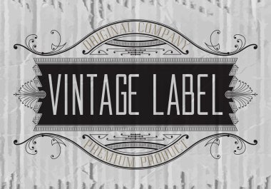 Vintage tipografik etiket rapidâ €