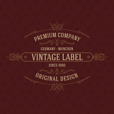 Eski vintage kartı ile çiçek süsleme - vektör