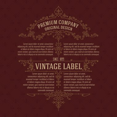 Eski vintage kartı ile çiçek süsleme - vektör