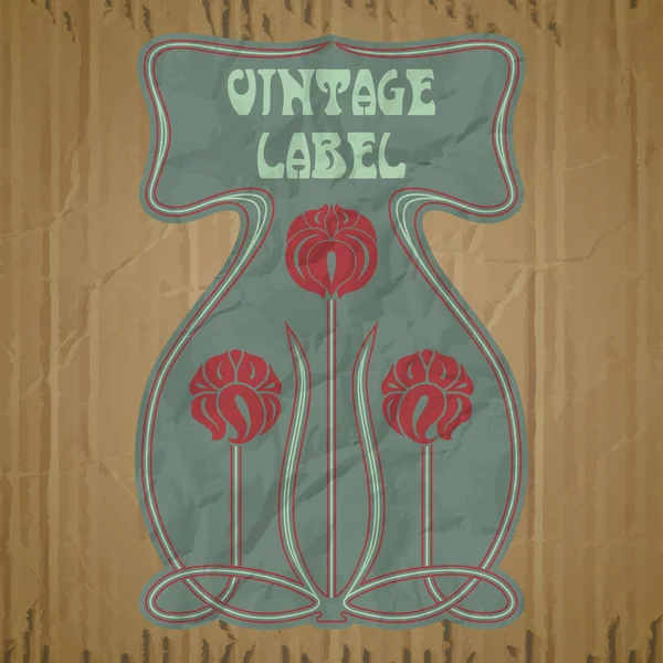 Vector Vintage Items Cover Art Nouveau Royalty Free Stock Illustrations