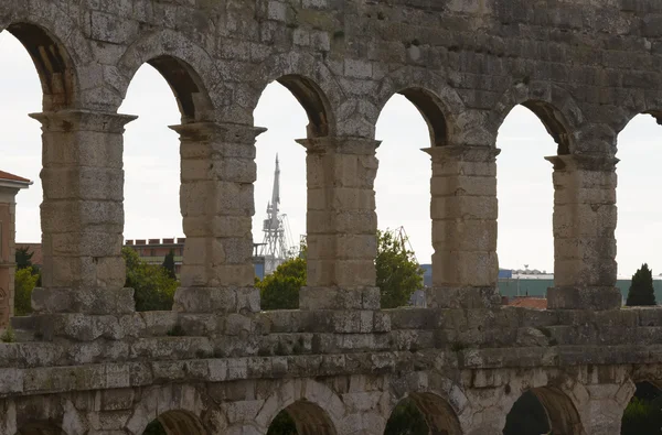 Pula colosseum — Stockfoto