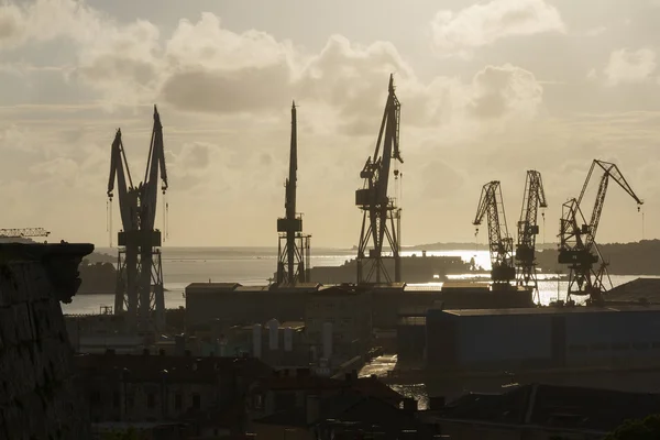 Pula shipyard — Stok fotoğraf