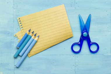 dekorasyonu ile boş kağıt