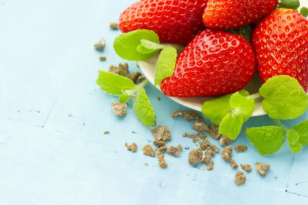 Nahaufnahme von Erdbeeren — Stockfoto