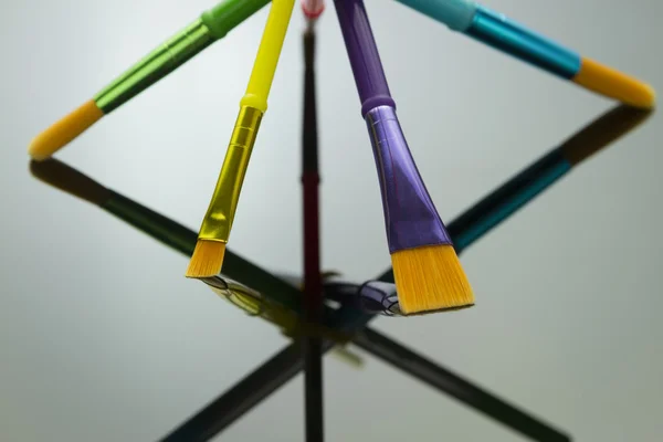 Pennello colorato — Foto Stock
