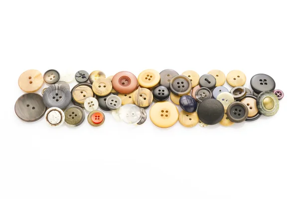 Buttons on white — Stock Photo, Image
