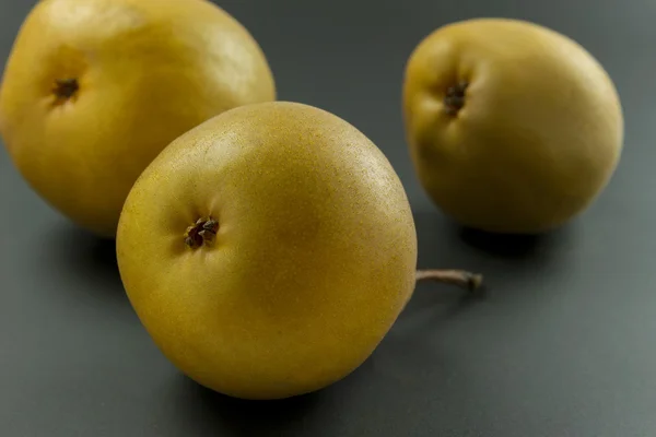 Pears on black — Stock Photo, Image