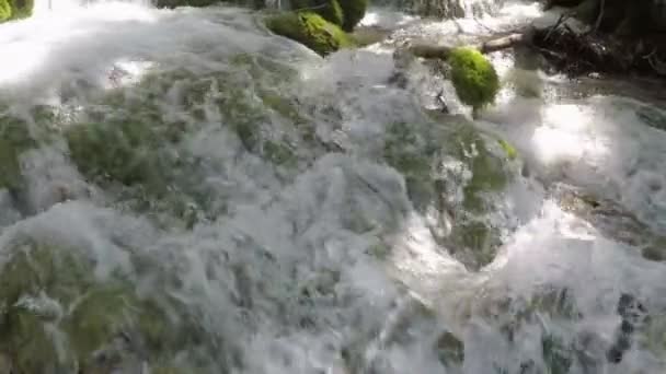 Plitvice καταρράκτη σε αργή κίνηση — Αρχείο Βίντεο
