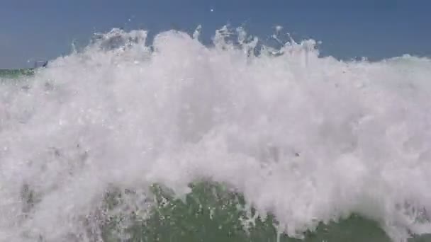 Olas de olas marinas — Vídeo de stock