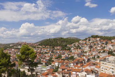 sibenik havadan görünümü