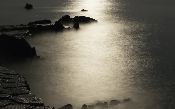 夜のビーチ — ストック写真