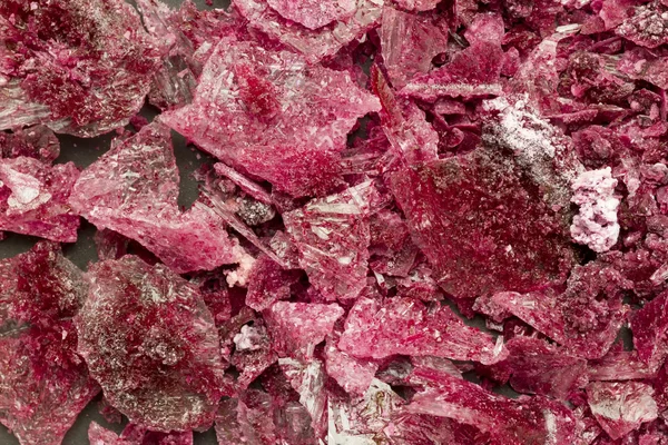 Rote Kristalltapete — Stockfoto