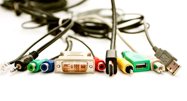 Dial-up of adapters for the computer — Stock Photo, Image