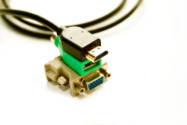 Dial-up of adapters for the computer — Stock Photo, Image