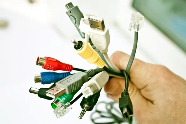 Inbel-adapters voor de computer — Stockfoto